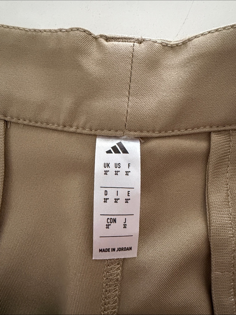 Adidas Beige/Tan Casual shorts  Pants with Branded Tag 32